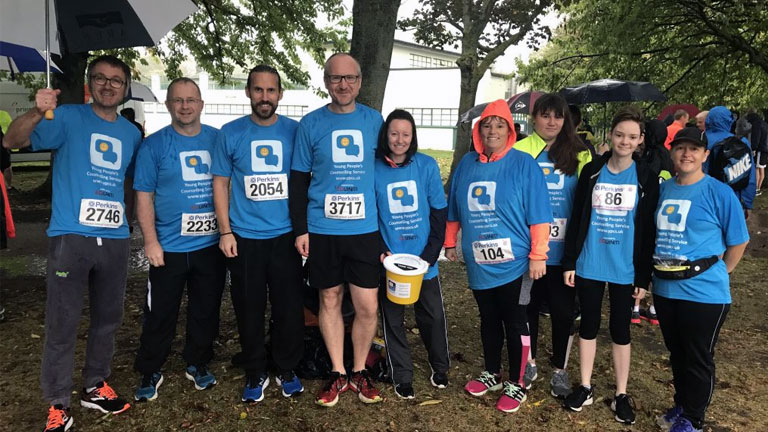 Runners Brave Torrential Rain to Run the GER for YPCS